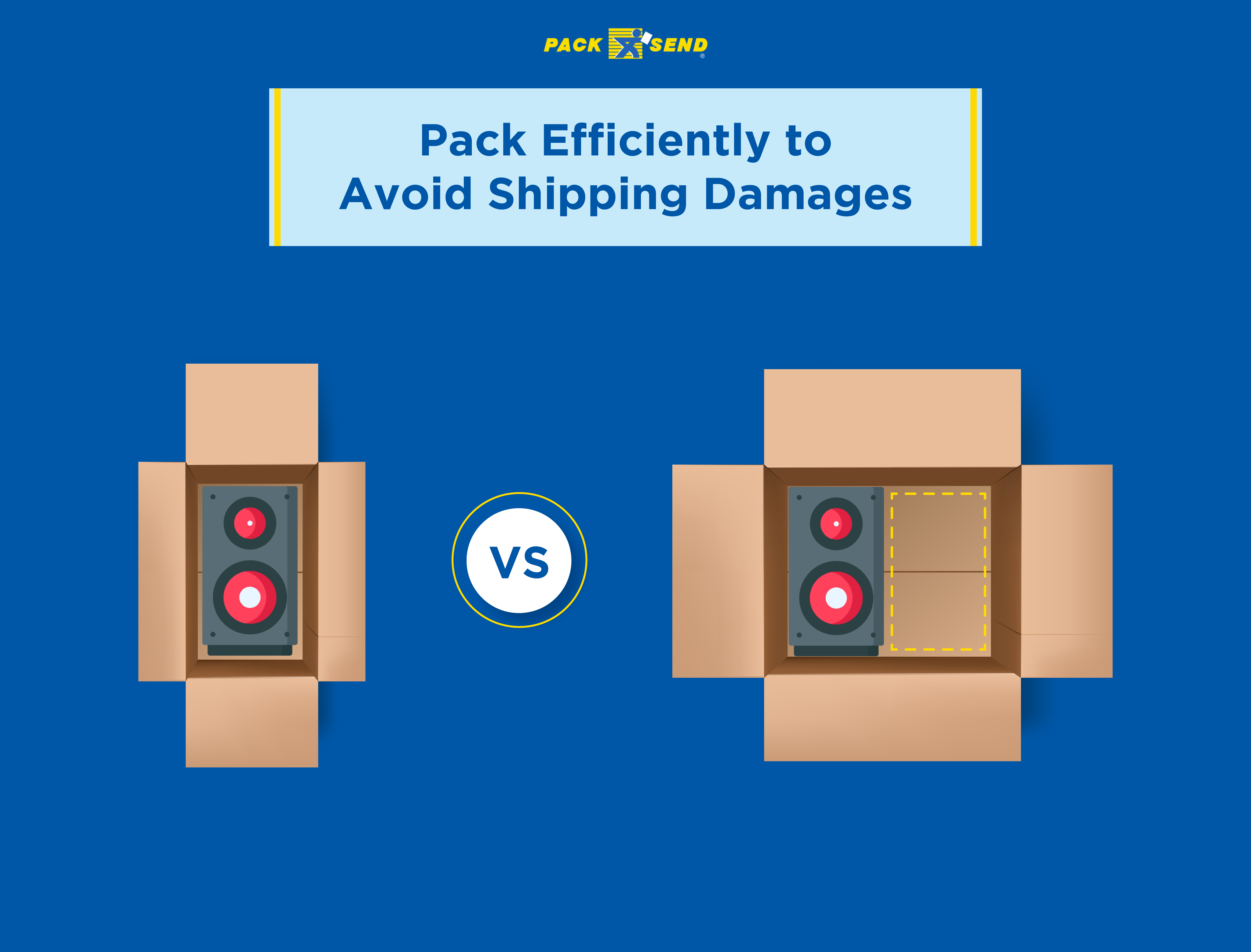 How to pack efficiently to avoid shipping damges